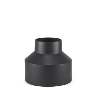 Tosca Medium Matte Black Metal Vase Main Image