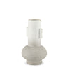 Torres Small Textured Off White w/ Gold Metal Vase Main Image