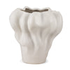 Vanna Sculptural Cream Glazed Ceramic Vase Main Image