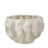 Vahn Sculptural Cream Glazed Decorative Ceramic Bowl Main Image