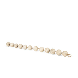 Varamala Beige Paper Mache Sphere Garland Main Image