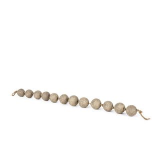Varamala Dark Beige Paper Mache Sphere Garland Main Image