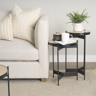 Mercana Wade 71043-AB Beige/Black Furniture Lifestyle Image Feature