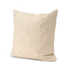 Jacory Cream Checker Textured Decorative Square Pillow Cover Main Image