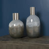 Onega I Short Gradient Blue Glass Gourd Style Vase Lifestyle Image Feature