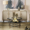 Henley I Small Bronze Metal Decorative Table Candle Holder Lifestyle Image Feature