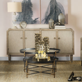 Henley I Small Bronze Metal Decorative Table Candle Holder Lifestyle Image Feature