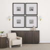 Santander II Gold Metal and White Linen Shade Wall Sconce Lifestyle Image Feature