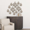 Lana I Single Champagne Toned Wall Candle Holder Lifestyle Image Feature