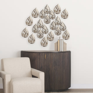 Lana I Single Champagne Toned Wall Candle Holder Lifestyle Image Feature