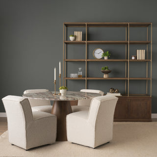 Mercana Allyson 71103-AB Light Brown w/Pink undertones Furniture Lifestyle Image Feature