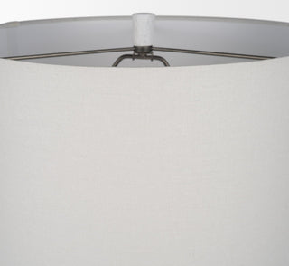 Everly White Cement W/Beige Shade Table Lamp Alternative Image