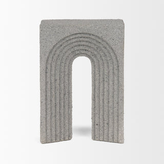 Kacia Resin Textured Concrete Gray Decorative Object Alternate Image