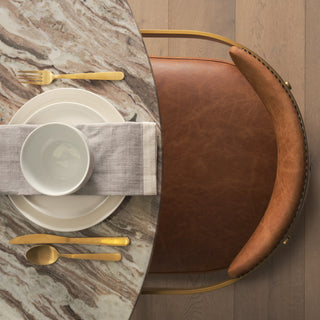 Mercana Allyson 71103-AB Light Brown w/Pink undertones Furniture Lifestyle Image Feature