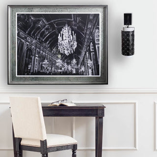 Brasseur III Black Toned Metal Fish Scale Wall Sconce Lifestyle Image Feature