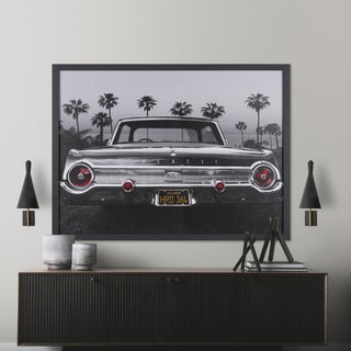 Tremont I Black/Gold Metal Conical Shade Wall Sconce Lifestyle Image Feature