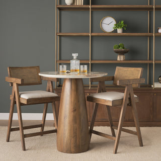 Mercana Allyson 71134-AB Light Brown w/Pink undertones Furniture Lifestyle Image Feature
