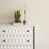 Mooney Metallic-Silver Metal Shade-less Table Lamp Lifestyle Image Feature