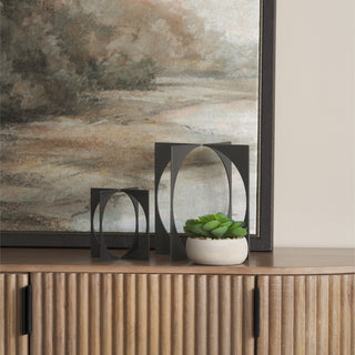 Lima Gunmetal Gray Metal Small Decorative Object Lifestyle Image Feature