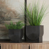 Medina Antiqued Black Metal Planters Lifestyle Image Feature