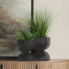 Medina Antiqued Black Tall Metal Planters Lifestyle Image Feature