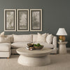 Sadiyah Antiqued Gold Brushed Metal w/ Cream Shade Table Lamp Lifestyle Image Feature