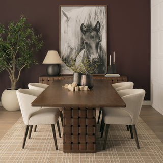 Mercana Trellyn 71292-AB Dark Brown Furniture Lifestyle Image Feature