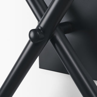 Xendi Black Toned Metal Sputnik Wall Sconce Alternative Image