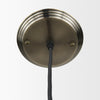 Hines I Antiqued-Brass Metal Cage Pendant Light Alternative Image