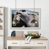 Capsa Antique Gold and Silver Toned Metal Dome Pendant Light Lifestyle Image Feature