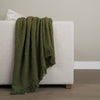 Mercana Kambal 71452 Green Throw Lifestyle Image Feature