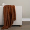 Mercana Kambal 71457 Orange Throw Lifestyle Image Feature