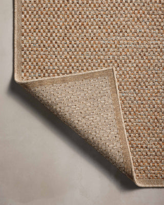 Loloi Merrick MER-01 Oatmeal/Sunrise Area Rug Backing Image