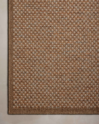 Loloi Merrick MER-02 Natural/Sunrise Area Rug Corner Image