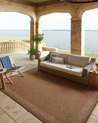 Loloi Merrick MER-07 Cinnamon/Multi Area Rug Lifestyle Image Feature