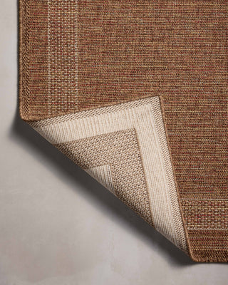 Loloi Merrick MER-07 Cinnamon/Multi Area Rug Backing Image