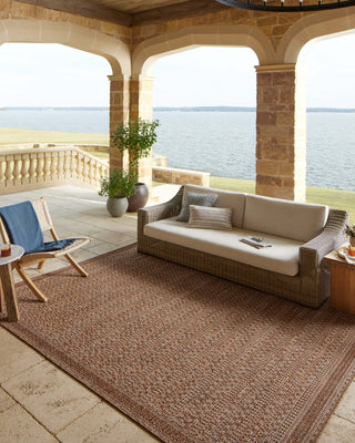 Loloi Merrick MER-08 Natural/Fiesta Area Rug Lifestyle Image Feature