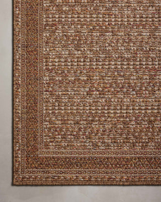 Loloi Merrick MER-08 Natural/Fiesta Area Rug Corner Image