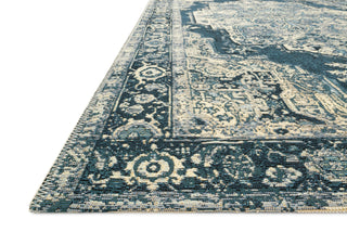 Loloi Mika MIK-01 Dark Blue/Dark Blue Area Rug Corner Image