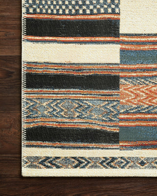 Loloi Mika MIK-04 Ivory/Multi Area Rug Corner Image