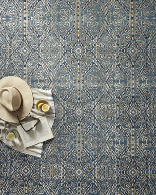 Loloi Mika MIK-05 Ocean Area Rug Lifestyle Image Feature