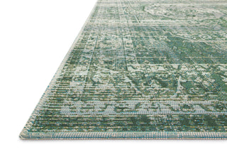 Loloi Mika MIK-06 Green/Mist Area Rug Corner Image