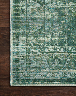Loloi Mika MIK-06 Green/Mist Area Rug Corner Image