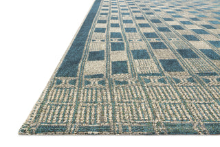 Loloi Mika MIK-08 Blue/Ivory Area Rug Corner Image