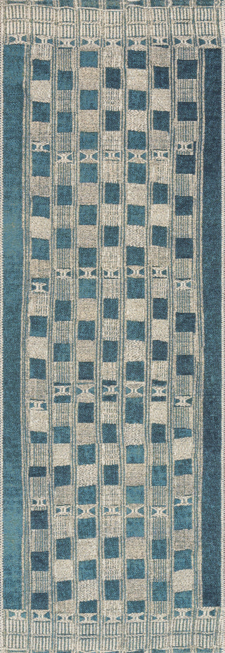 Loloi Mika MIK-08 Blue/Ivory Area Rug Runner Image