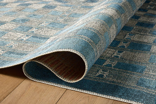 Loloi Mika MIK-08 Blue/Ivory Area Rug Pile Image