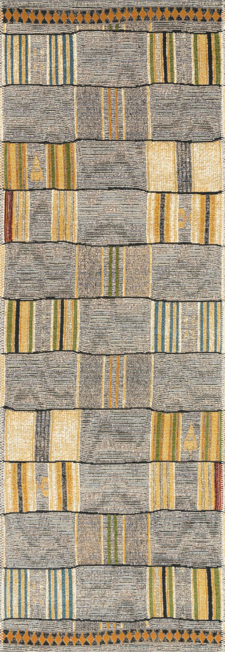 Loloi Mika MIK-10 Granite/Multi Area Rug Runner Image