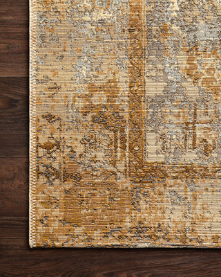 Loloi Mika MIK-11 Antique Ivory/Copper Area Rug Corner Image