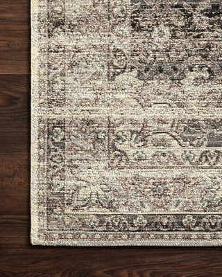 Loloi Mika MIK-12 Stone/Ivory Area Rug Corner Image