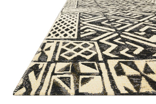 Loloi Mika MIK-13 Ivory/Black Area Rug Corner Image